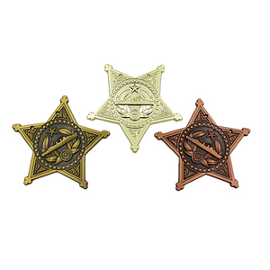 Medalla de Metal 3D con Forma de Estrella en Relieve, Estilo Vintage, Directo de Fábrica, para Corredores y Equipos - Product Image 2