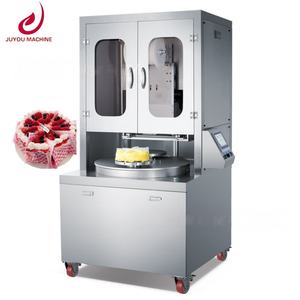 Ultrasonic Cake Cutting Machine with Motor Stainless Steel <b>Bakery</b> Use New-Automatic Cutter for 4-12inch Cakes - Product Image 1