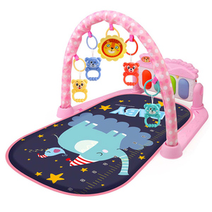 Atividade multifuncional Fitness Blanket Infantil Play Gym Mat <span class=keywords><strong>Baby</strong></span> Musical Piano Rack Pedal Playmat - Product Image 5
