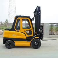 Pengiriman Cepat Mini Forklift Listrik Harga Truk Forklift 4 Ton 3 Ton 1.5 Ton 2 Ton 5 Ton Forklift Baterai Lithium Elektrik dengan Kabin