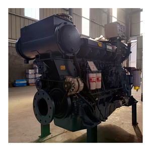해양 발전기 300kw 정격 전력 350Hp 해양 디젤 엔진 보트 용 100% 구리 해양 교류 발전기 - Product Image 2