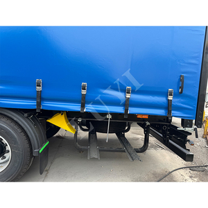 Rideau latéral semi-<span class=keywords><strong>remorque</strong></span> 50t60t 2/3/4 essieux couleurs optionnelles PVC imperméable rideau latéral ABS optionnel - Product Image 5