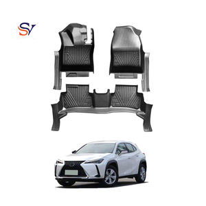 Benke LHD Juego Completo de 3 Piezas de Alfombrillas Antideslizantes de TPE para el Suelo del Automóvil, para <span class=keywords><strong>Lexus</strong></span> <span class=keywords><strong>UX</strong></span> 2019-2020 - Product Image 2