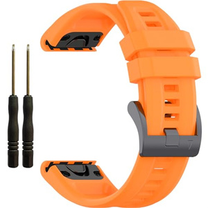 <span class=keywords><strong>Bracelet</strong></span> QuickFit pour Garmin <span class=keywords><strong>Fenix</strong></span> 7X 7 7S 6 6X Pro Smartwatch <span class=keywords><strong>Fenix</strong></span> 5X 5 S <span class=keywords><strong>Plus</strong></span> 3HR 945 935 <span class=keywords><strong>Bracelet</strong></span> en Silicone solaire saphir - Product Image 3