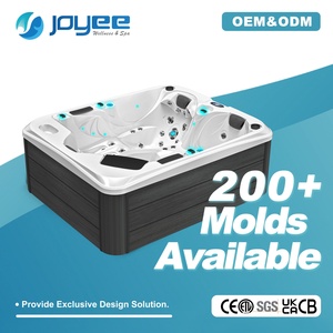 JOYEE Nouveau Design <span class=keywords><strong>Jacuzzi</strong></span> Bain à remous autoportant pour <span class=keywords><strong>jardin</strong></span>, <span class=keywords><strong>Spa</strong></span> extérieur pour 2 à 3 personnes, modèle familial - Product Image 1