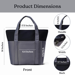 Custom Logo Thermal Insulated Grocery Bags Collapsible Cooler Tote for Travel Beach or Picnic Large Insulated Cooler Bag - Product Image 3