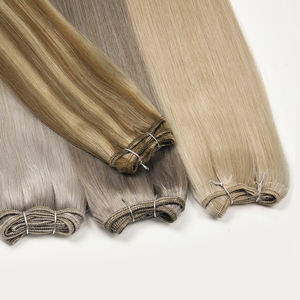 Extensions de cheveux à trame double, vente en gros pour salon, cheveux vierges humains 100% bruts, trame sans couture, vente chaude - Product Image 6