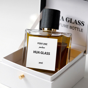 Bottiglia di vetro di <span class=keywords><strong>profumo</strong></span> quadrato di lusso trasparente vetro nero bottiglie di <span class=keywords><strong>profumo</strong></span> 100 <span class=keywords><strong>Ml</strong></span> 50 <span class=keywords><strong>Ml</strong></span> <span class=keywords><strong>30</strong></span> <span class=keywords><strong>ml</strong></span> profumi bottiglie con pacchetti - Product Image 1
