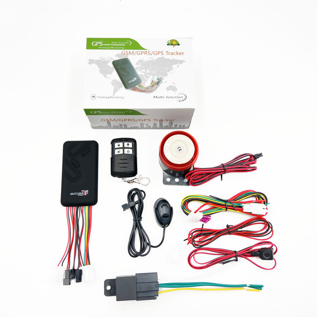 Tk100B Car Alarm GPS Tracker Motor Gps Tracker Sim Card Real Time Remotely Cut Off Engine Gps Wired Tracker With Key