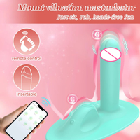 Vibrador con ventosa de control remoto, masajeador de clítoris insertable, recargable, impermeable, de silicona, juguetes sexuales para mujeres.