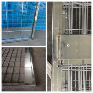 Barrières de protection des bords en fer trempé de 1,1 m, faciles à assembler, clôture de sécurité <span class=keywords><strong>pour</strong></span> chantier - Product Image 4