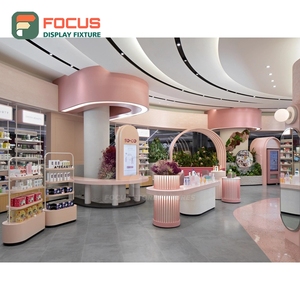 Support de présentation de perruques haut de gamme en bois et verre, étagère multi-niveaux pour magasin de coiffure - Product Image 6