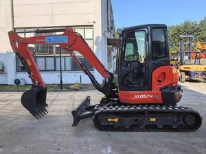 รถขุดมือสองญี่ปุ่นแท้ 5 ตัน ยี่ห้อ KUBOTA รุ่น KX057 KX057-4 พร้อมใบรับรอง EPA CE รถขุด Kubota KX057-4 แบบ Zero Tail Swing Arm และยาง - Product Image 3