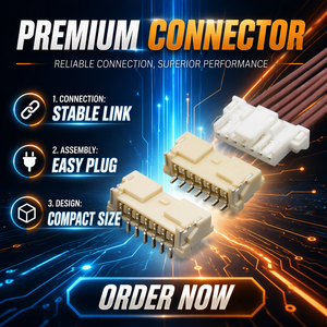 ขั้วต่อเวเฟอร์แบบมุมฉาก 2.0 มม. รุ่น JST PAL ซีรีส์แบบมีฝาครอบพร้อมตัวล็อค สำหรับแผงวงจรพิมพ์ จากโรงงานผู้ผลิต - Product Image 1