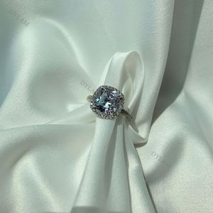 Dylam Classic Collection Fine Fashion Charm Jewelry Accessories S925 <b>Silver</b> <b>Eternity</b> Band 4ct 5A Cubic Zirconia Wedding <b>Rings</b> - Product Image 5