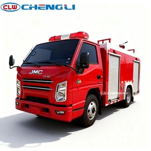 Camión de Emergencia Contra Incendios JMC de 2000L para Transporte de Agua a Alta Presión con Monitor Contra Incendios y Tubería de Extinción de Incendios - Product Image 3