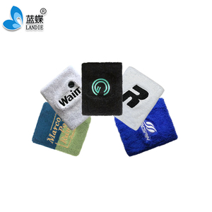 卸売リストバンド 格安カスタムスポーツ汗止めバンド コットンリスト汗止めバンド - Product Image 2