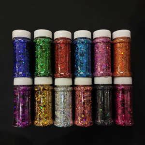 Xu cai عينات مجانية بالجملة غرامة مكتنزة مختلطة اللون تغيير مسحوق لامع السائبة الحرفية الراتنج لمعان - Product Image 6