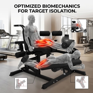 Banco de fuerza 2 en 1 con estructura de acero metálico para parte inferior del cuerpo, máquina de extensión y <span class=keywords><strong>curl</strong></span> de piernas de 150kg-300kg, OEM disponible - Product Image 4