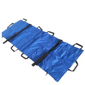 Медицинская дешевая Складная растягивающая кровать 600D из полиэстера, мягкая спасательная Растяжка для транспортировки пациента