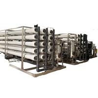 Système de filtration par osmose inverse (RO) à salinité moyenne 100 TPH pour la purification quotidienne de l'eau salée