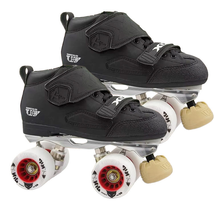 Quad Roller Shoes With Wheels Under Them Sepatu Skate Quad Speed