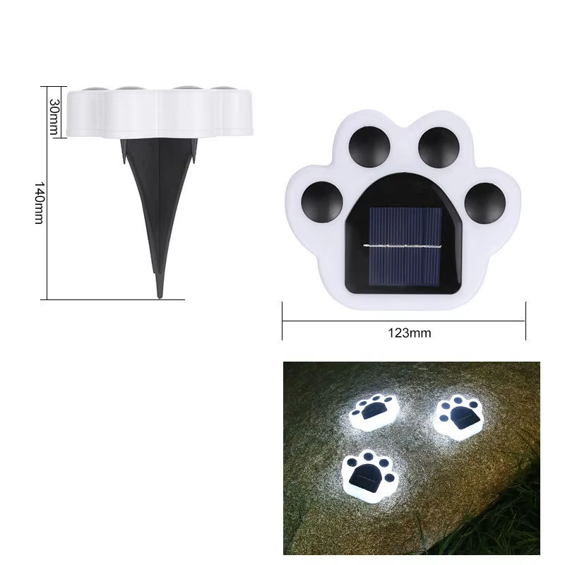 3-6LED ours patte lumière blanche lumière