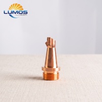 Buse de torche laser d'angle SUP-F M16, pointe conique en cuivre robuste et résistante à l'usure pour équipement de soudage par points portatif