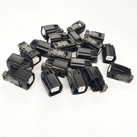 Cổng kết nối điện ô tô 2 chân cái dành cho xe hơi, bộ dây dẫn đầu cuối ô tô, cáp lắp ráp đầu nối ô tô đực cái 0.6mm