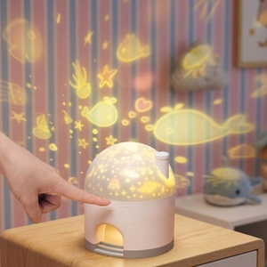<span class=keywords><strong>Veilleuse</strong></span> pour enfants Sleep Snow House, mini lampe de chevet, projecteur d'étoiles à 360°, projecteur d'étoiles LED USB pour <span class=keywords><strong>bébé</strong></span> - Product Image 1