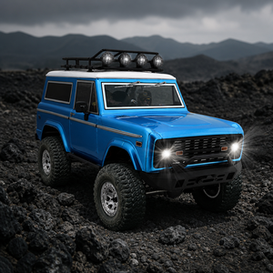 RGT 136100V3-FD CRUISER RC-4 1/10 Vintage Bronco RC <span class=keywords><strong>Rock</strong></span> Crawler 4WD avec essieux métalliques intégrés, ESC, camion tout-terrain RTR, chargeur expert - Product Image 1