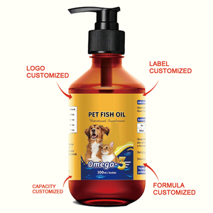 Compléments Nutritionnels pour Animaux de Compagnie : Huile de Poisson pour Chats et Chiens, Soin des Poils, Oméga 3 6 9, Traitement OEM d'Huile de Saumon Sauvage en Gouttes Liquides - Product Image 2
