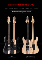 Matador E-Gitarren-Set mit Doppel-Locking-Tremolo für Erwachsene, Anfänger, Schüler und professionelle Bühnenauftritte
