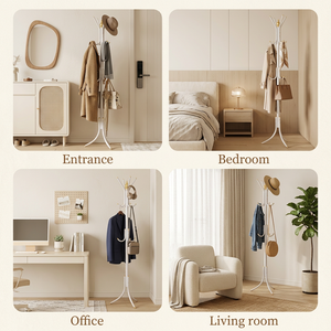 Custom Clothes Space Saving Metal Bedroom Tree Hat Garment Office <strong>Heavy</strong> <strong>Duty</strong> <strong>Coat</strong> Hanger <strong>Stand</strong> - Product Image 6