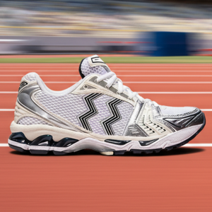 รองเท้าวิ่งแบบผูกเชือก สวมใส่สบาย ดีไซน์สปอร์ต หน้าผ้าหนังแก้ว ซับในตาข่าย พื้นยางกันลื่น ระบายอากาศได้ดี ป้องกันกลิ่น - Product Image 3