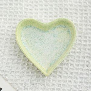 Porcelain <b>Ceramic</b> Heart <b>Ring</b> Dish for Wedding and Anniversary Nordic Style Storage Tray Decoration Necklace <b>Ring</b> Plate - Product Image 1