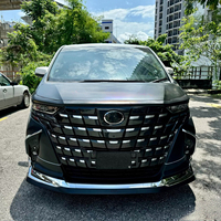 Pour Alphard/Vellfire ANH20 2008-2014 mise à niveau vers Alphard AGH40 2024 1:1 Bodykit avec capot garde-boue pare-chocs phare feu arrière