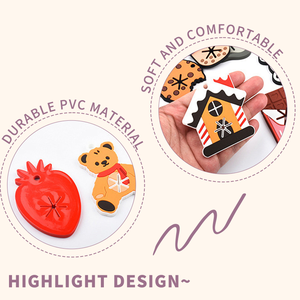 Dispensador de Bolsas para Excremento de Perro de Silicona PVC Ecológico con Forma de Corazón Marrón y Logotipo Personalizado - Product Image 2