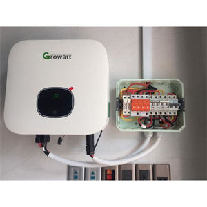 ราคาดี 10KW ระบบโซลาร์เซลล์แบบเชื่อมต่อกริดเฟสเดียวสำหรับที่อยู่อาศัย พร้อมระบบ MPPT คู่/สามตัว ดีไซน์กะทัดรัดสำหรับติดตั้งโดยบุคคลเดียว ขั้นต่ำ 70000 - Product Image 1