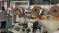 Machine électrique à boîtier en bois pour la découpe de bandes latérales de couches non tissées avec revêtement en silicone