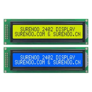 RTS-242 2402 24X2 118*36MM Character LCD Module Display Screen Panel LCM SPLC7780D with LED Backlight
