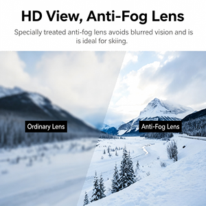 Gafas de Esquí Personalizadas OEM Italianas Antivaho de Doble Capa UV400, Resistentes al Viento y al Agua, Compatibles con OTG, para Deportes de Nieve, con Correa Ajustable - Product Image 3