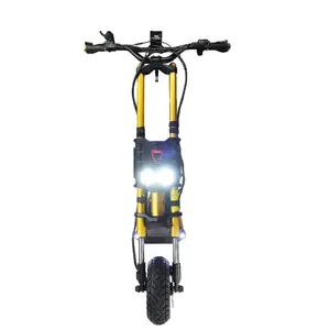 Perfrct Electric scooter Kaabo Wolf King GTR for commuting or recreational use 50 degrees Climbing Angle