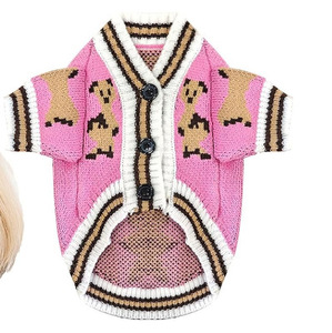 Pulls et Cardigans pour Animaux de Compagnie – Vêtements Chauds <span class=keywords><strong>en</strong></span> Tricot pour Chiens et Chats de Petite et Moyenne Taille – Tenues Confortables pour Chiots - Product Image 6