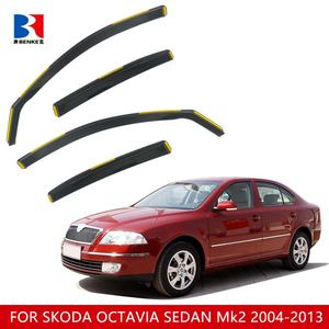 Accesorios para Auto SKODA OCTAVIA MK2 2004-2013, Visera de Ventana con Inyección, Protector de Lluvia y Viento Interior - Product Image 3