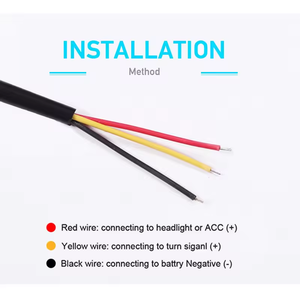 Bande lumineuse LED ultra-fine 12V 30cm 45cm 60cm à démarrage dynamique, feux de jour DRL, clignotants pour <span class=keywords><strong>auto</strong></span> et moto, blanc, jaune, bleu glacé, rouge - Product Image 3