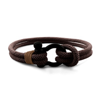 Bracelet perlé en alliage de style occidental minimaliste rétro avec fermoir fer à cheval, cadeau unisexe pour couple, bijoux vintage tendance