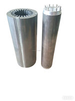Moteur à induction Rentai modèle 67, noyau de stator en acier au silicium, diamètre d'arbre 21 mm, longueur personnalisable, couvercle de protection du moteur