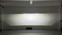 Phare LED MXB LM 3 pouces à quatre boules de dragon, 100W 12V, faisceau haut/bas, universel pour moto et voiture tout-terrain