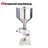 Machine de remplissage de liquides manuelle de petite taille A03, 5-50 ml, pour sacs en verre, huile et produits chimiques, lait, jus, dentifrice